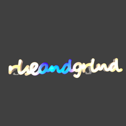 Rise and Grind LED Neon USB Sign - LIKE NEW