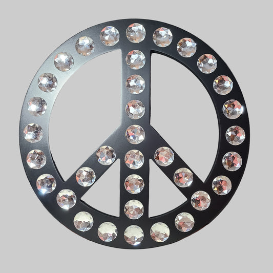 Hobby Lobby Jeweled Peace Sign Wall Décor - USED