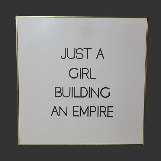 Hobby Lobby Heart & Hustle Collection Wall Plaque - USED