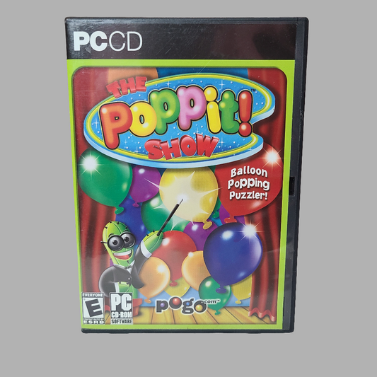 PCCD The Poppit! Show - Balloon Popping Puzzler! PC Game - USED